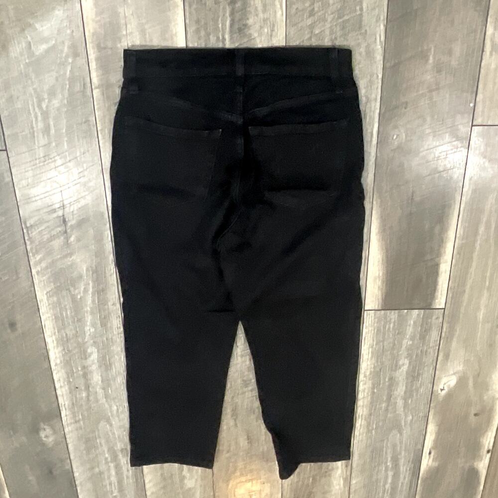 Old Navy Jeans Women’s Size 30 Black High Waist Straight Fit - Picture 5 of 6